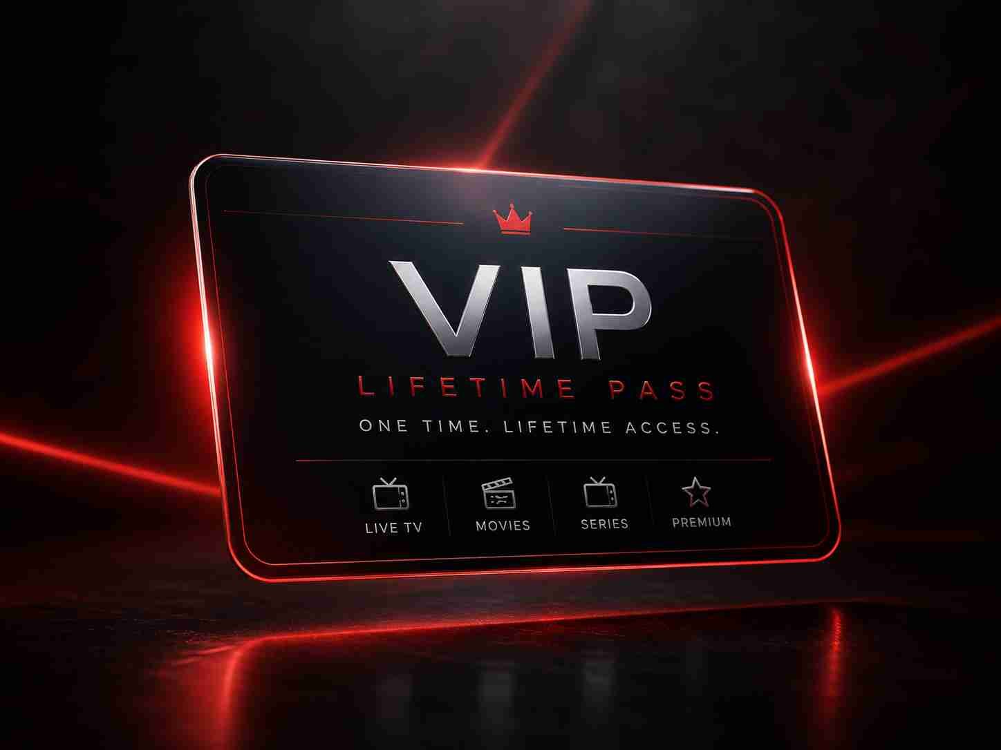 Lifetime IPTV subscription with a one-time payment on Deluxe Streams