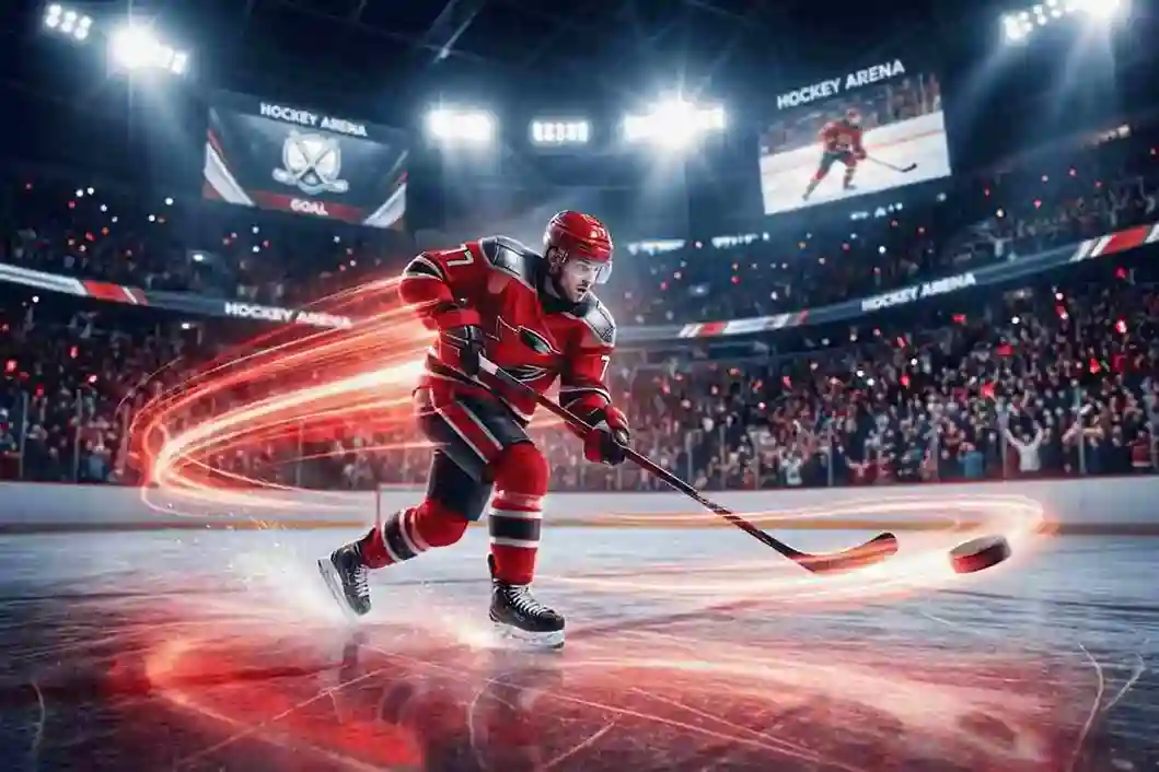 Live ice hockey game streaming on Deluxe Streams IPTV